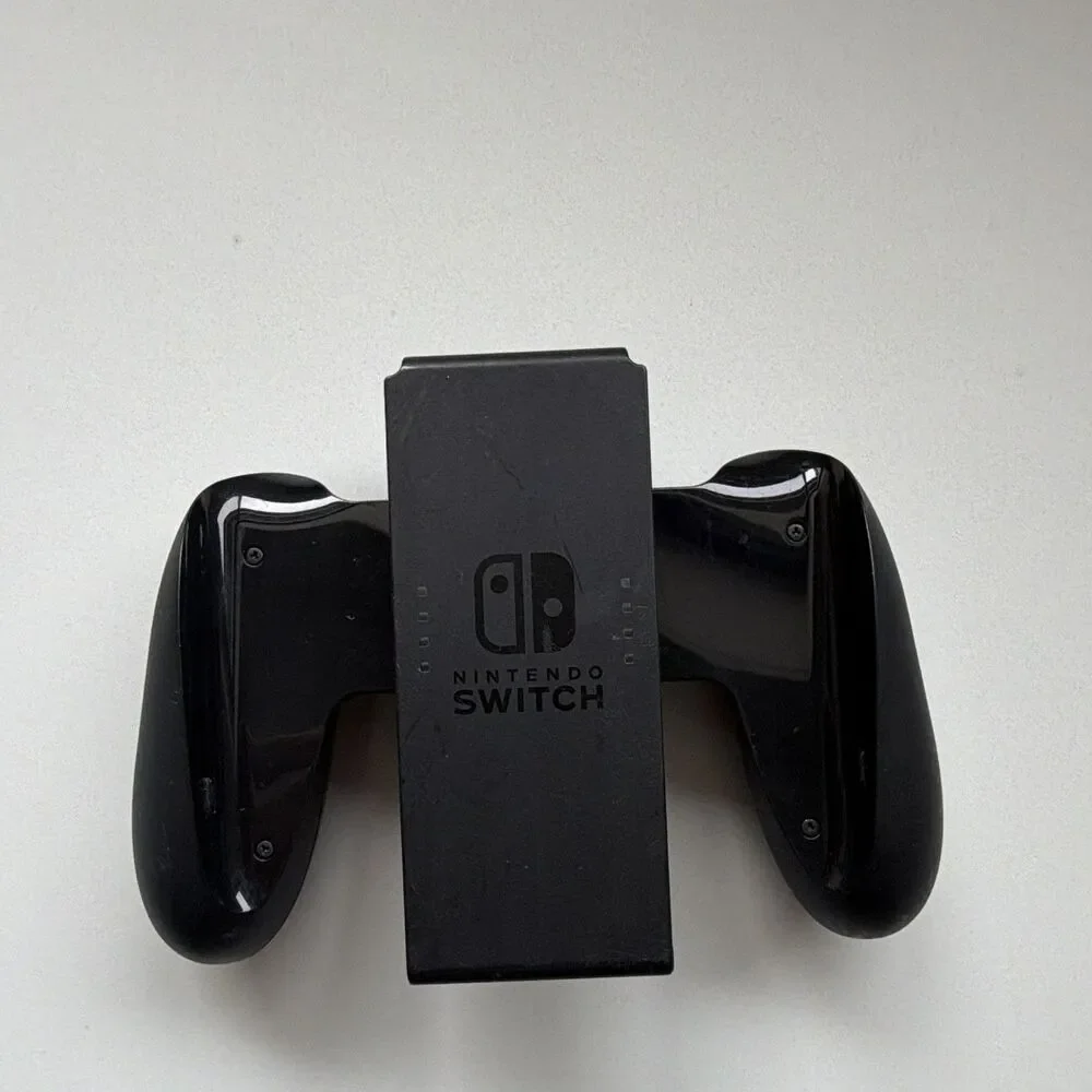 Nintendo Joy-Con Grip Controller Attachment Ergonomic for Switch Black Plastic